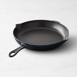 Staub Enameled Cast Iron Fry Pan, 12", La Mer