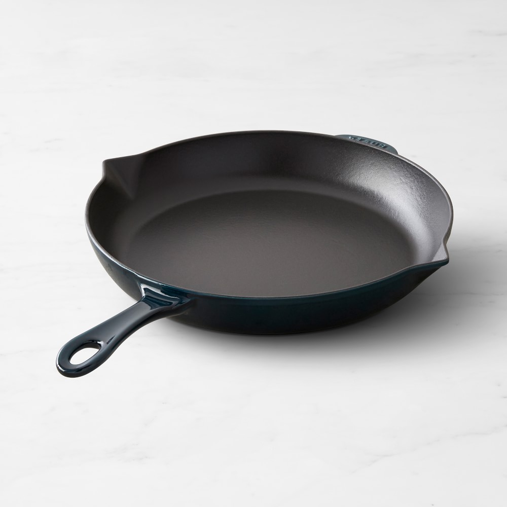 Staub Enameled Cast Iron Fry Pans - 12", La Mer