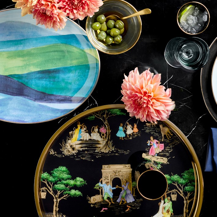  SHEILA BRIDGES プレート　10枚セット Sheila Bridges Highlands Oval Platter | Williams Sonoma