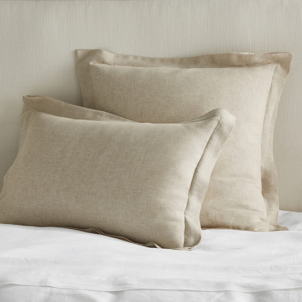 Chambers® Linen Shams - Standard, Flax