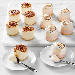 Baked Alaska & Crème Brûlée Mini Ice Cream Cakes, Set of 12