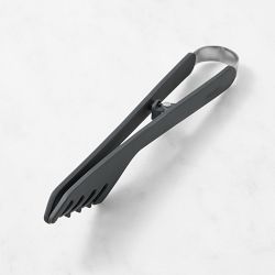 Greenpan Silicone Locking Pasta Tongs, Charcoal Grey