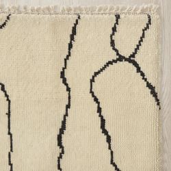 Mountain Fog Hand Knotted Rug Swatch, 18" X 18", Charcoal