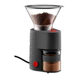 Bodum Bistro Conical Burr Grinder, Black