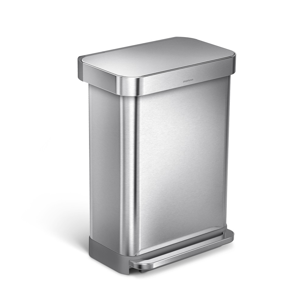 simplehuman™ Step Can with Liner Pocket, 55L - 55L