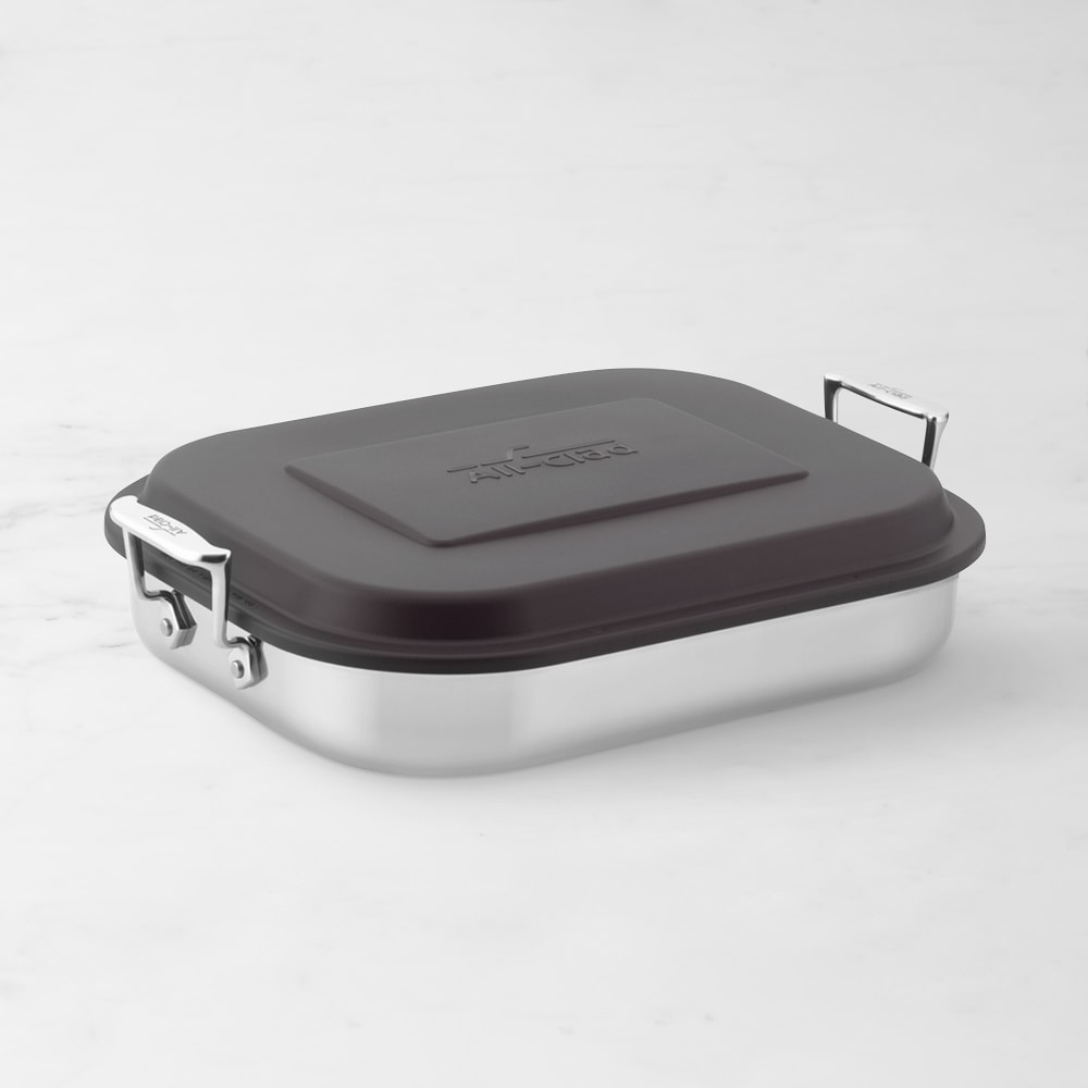 rctomi　All-Clad ソテーパン28cm 蓋付き All-Clad Gourmet Accessories Stainless-Steel Lasagna Pan with Lid
