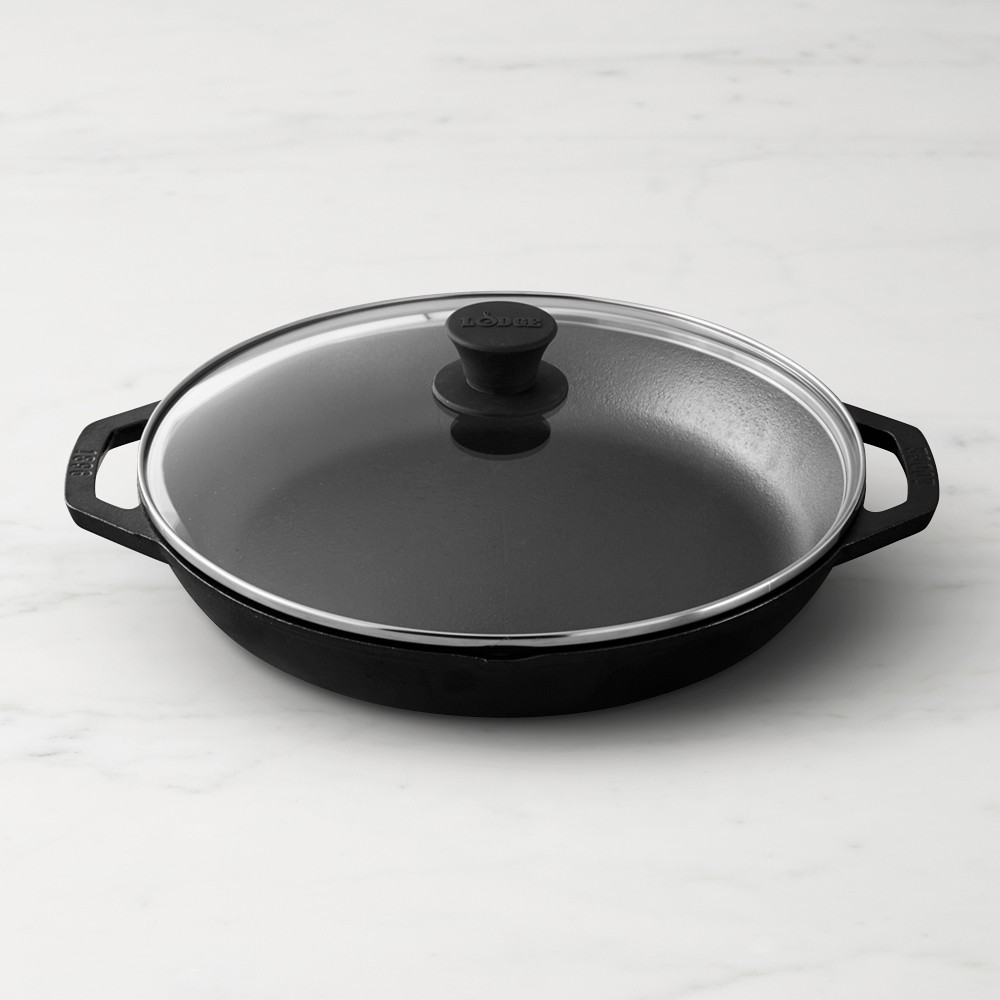 Lodge Chef Seasoned Cast Iron Everyday Pan, 3 1/2-Qt. - 12"