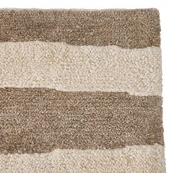 Taryn Handknotted Rug Swatch, 18" x 18", Natural
