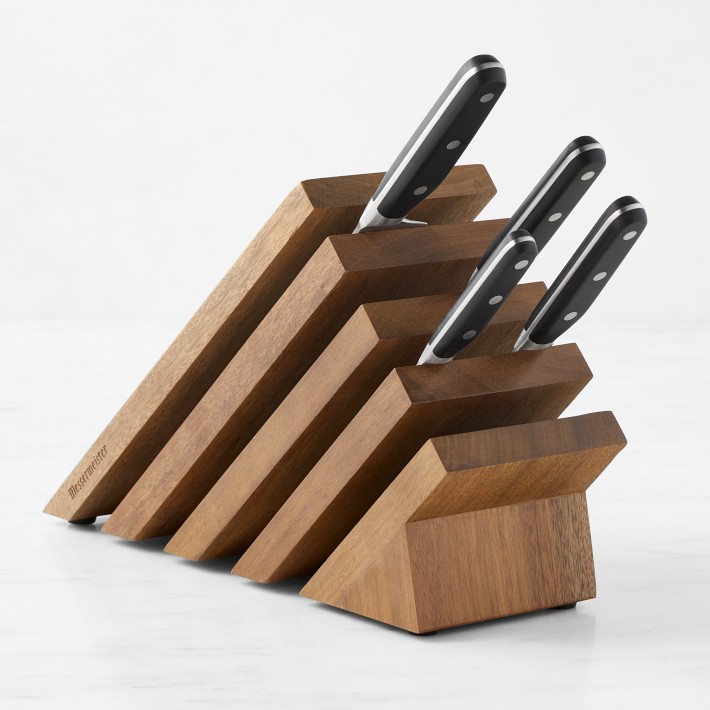 Messermeister Next Level Magnetic Block, Acacia | Williams Sonoma
