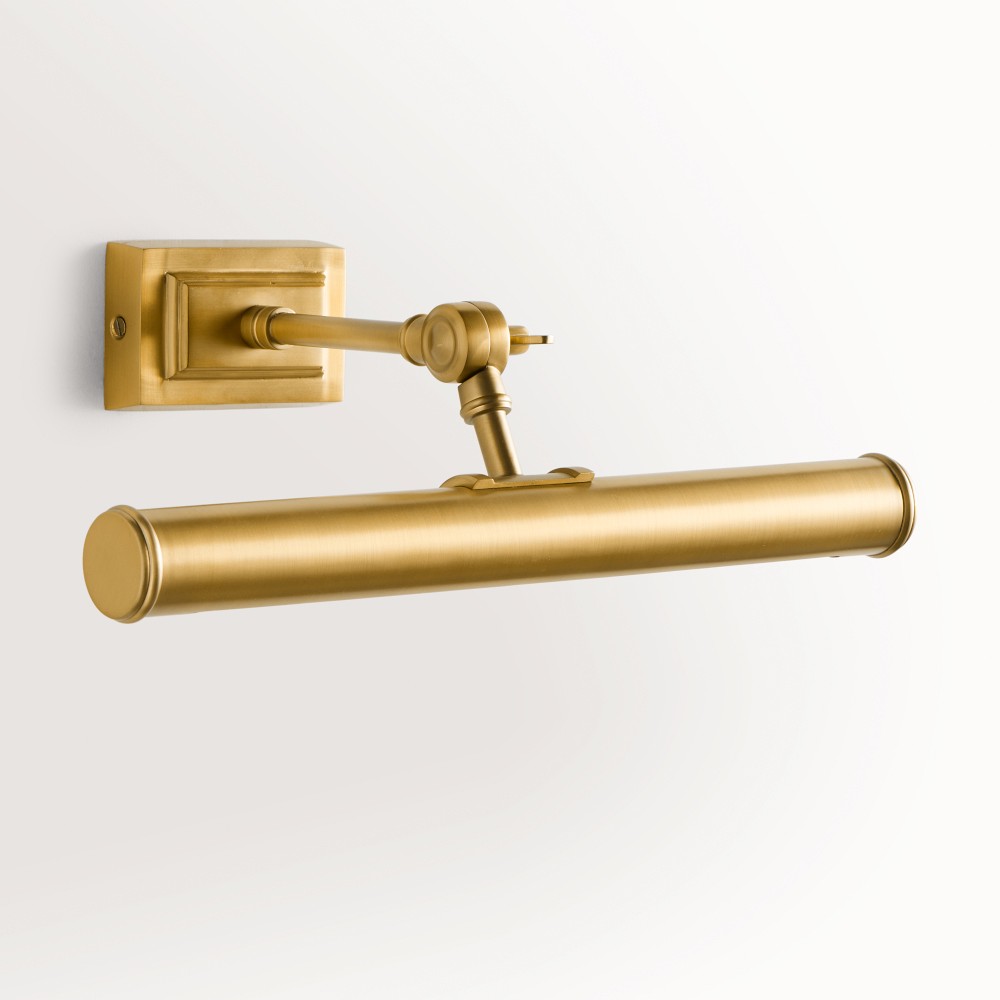 Lucas Picture Light - Antique Brass, 14"
