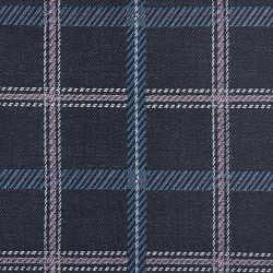 Fabric By The Yard, Plaid, Navy And Plum