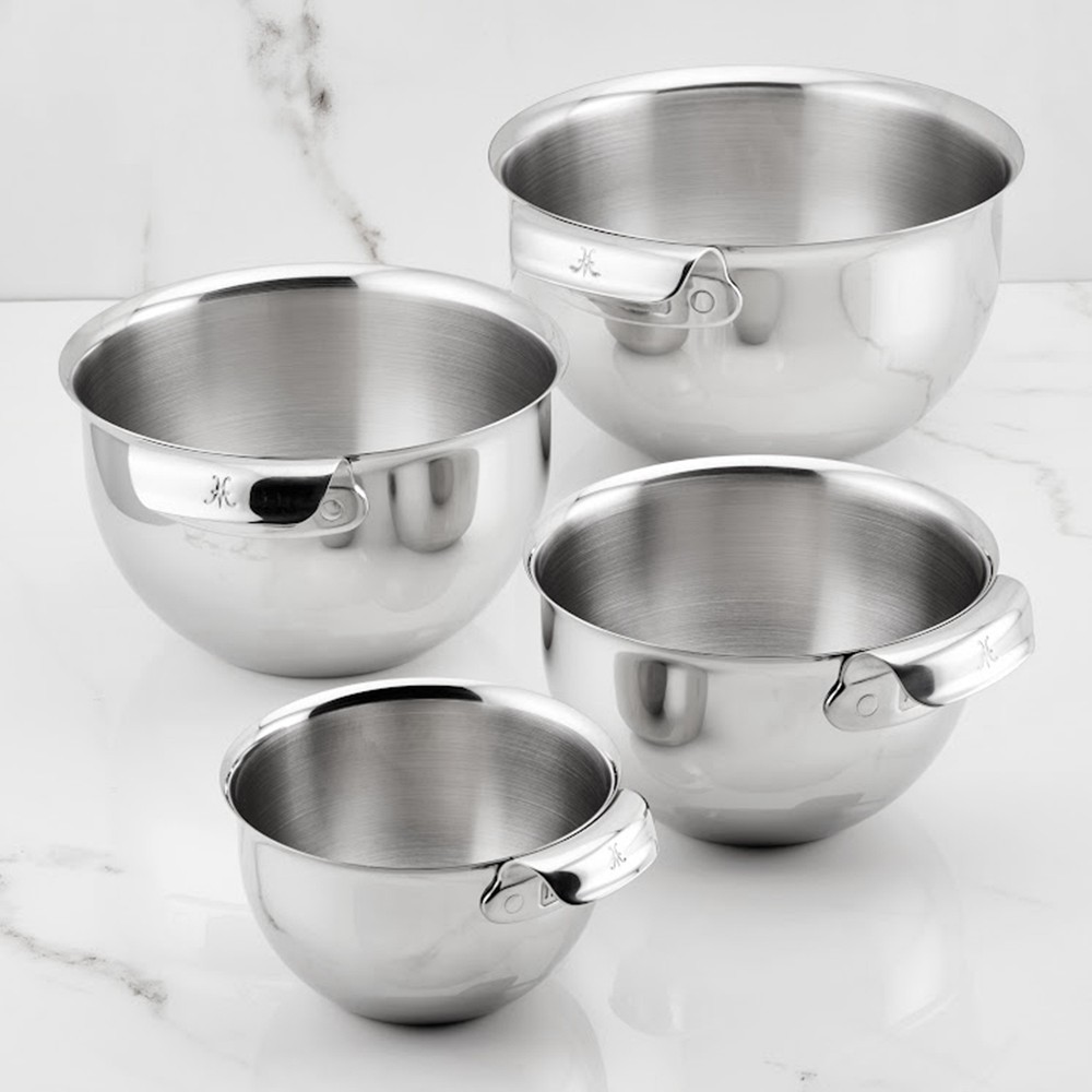 Hestan Stainless-Steel Mixing Bowls, Set of 4 - Set of 4