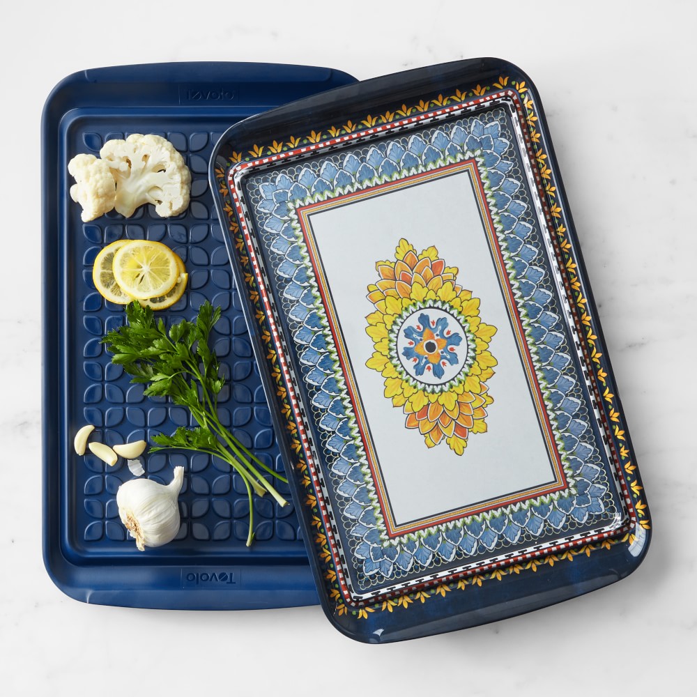 Sicily 2-Piece Grill Prep Trays - Set of 2, Sicily