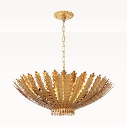 Hampton Chandelier, Gild, Medium