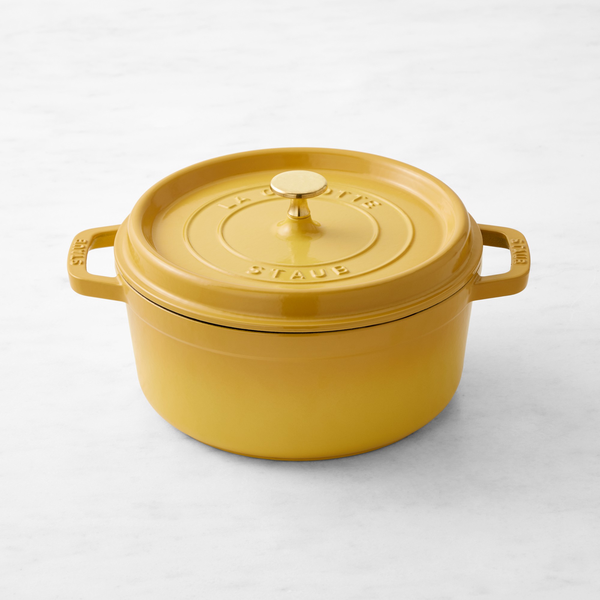 Staub Enameled Cast Iron Citron Cookware | Williams Sonoma