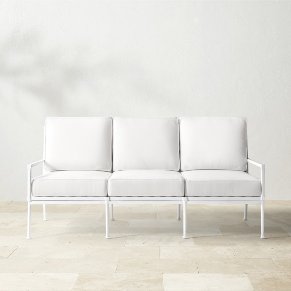 Bridgehampton Outdoor Sofa, White (74")