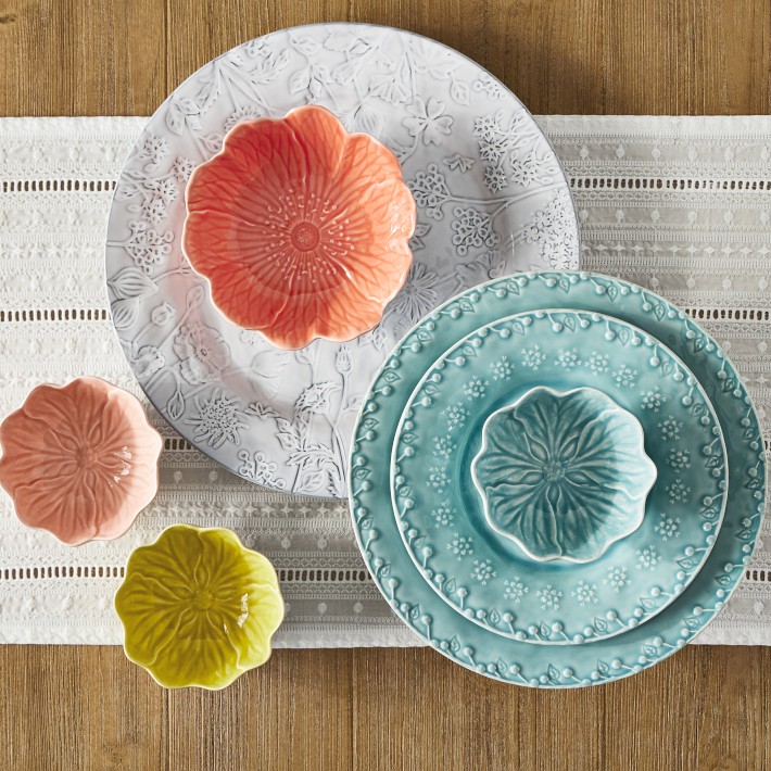 Bordallo Pinheiro Flora Cereal Bowls | Williams Sonoma