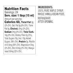 Nielsen-Massey x Williams Sonoma Vanilla Maple Syrup