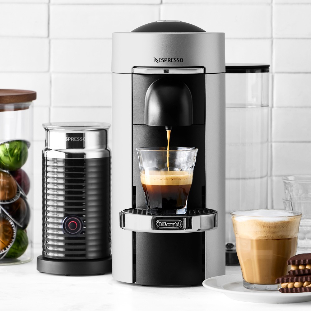 Nespresso VertuoPlus Deluxe Coffee & Espresso Machine with Nespresso VertuoPlus Deluxe Coffee & Espresso Machine with