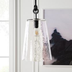 Chain Link Pendant, Glass