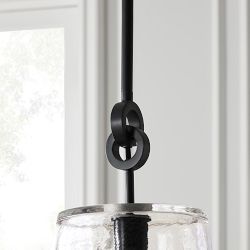 Chain Link Pendant, Glass