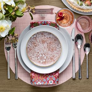 Morris & Co. Bluebell Appetizer Plates Set | Williams Sonoma