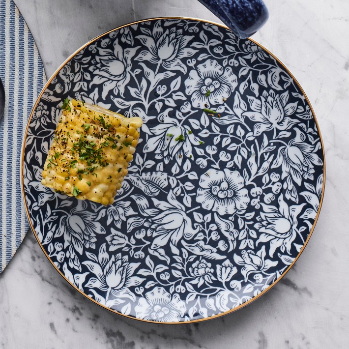 Morris & Co. Bluebell Appetizer Plates Set | Williams Sonoma