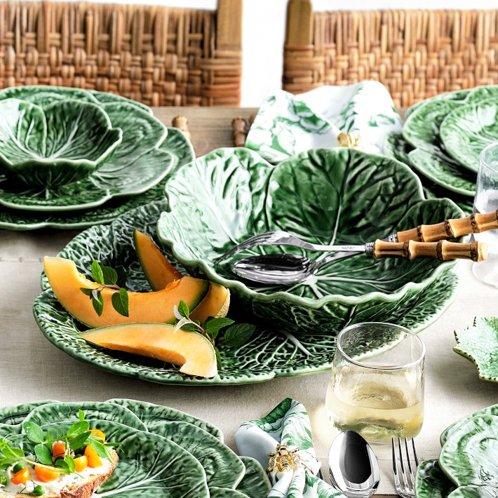 Bordallo Pinheiro Cabbage Oval Platters | Williams Sonoma