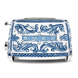 SMEG Dolce &amp; Gabbana 2-Slice Toaster, Blu Mediterraneo
