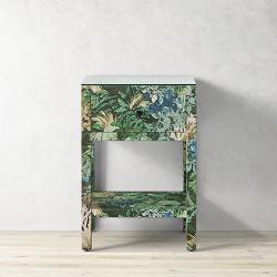 Fern Forest 1-Drawer Nightstand (18")