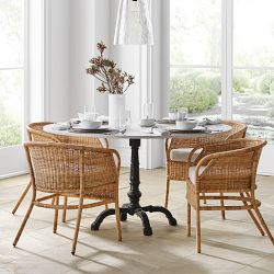 La Coupole Round Iron Bistro Table (42"-56")