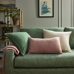 European Solid Cashmere Pillow Cover