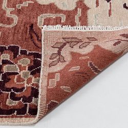 Tibetan Cloud Hand Knotted Rug, Henna