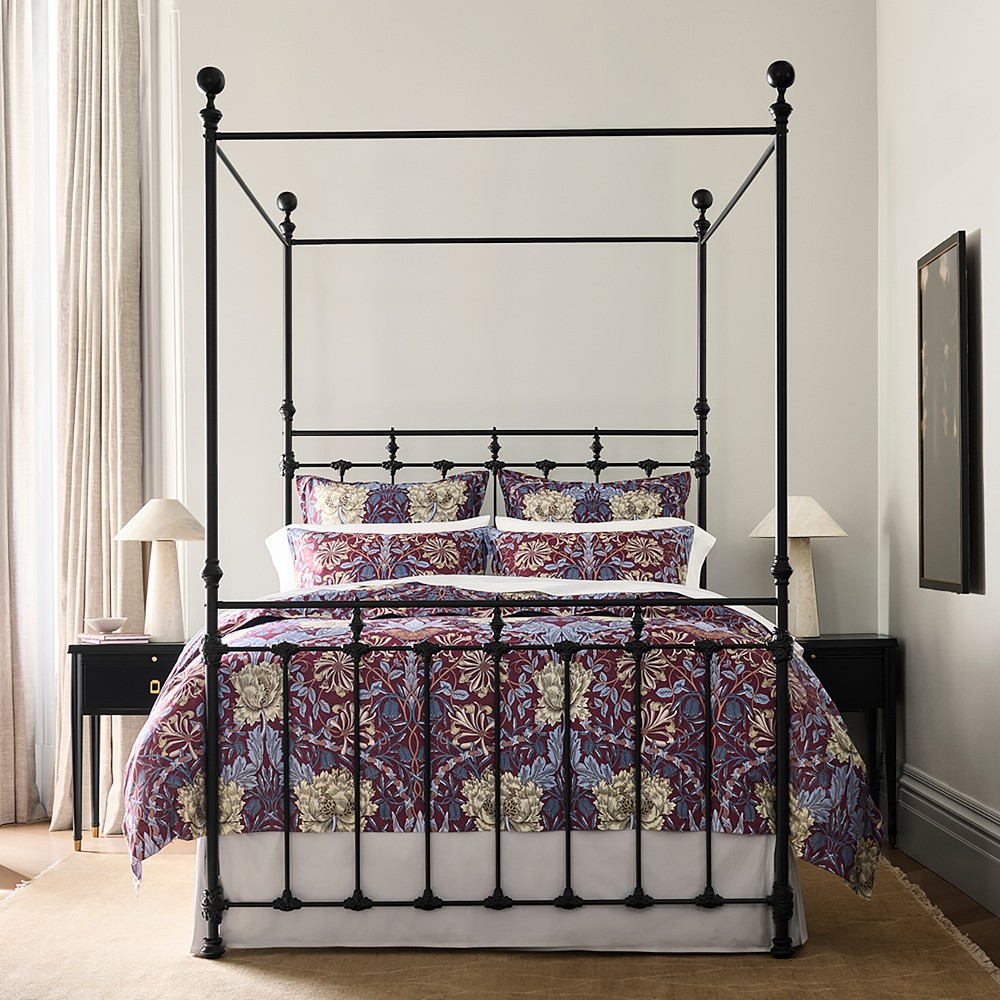Edinburgh Canopy Iron Bed by Williams Sonoma Home