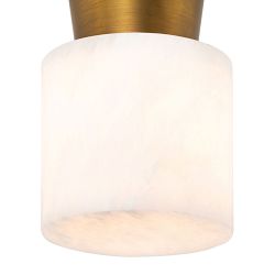 Hazel Alabaster Flush Mount