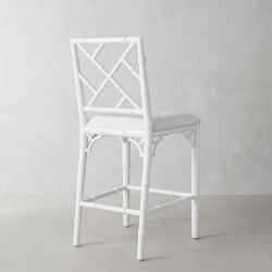 Chippendale Upholstered Bistro Counter Stool