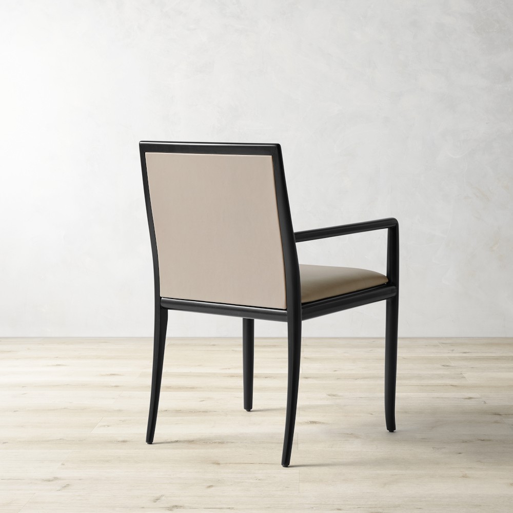 Rear view of Roulan dining armchair