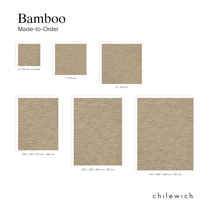 Chilewich Bamboo Woven Rug | Williams Sonoma