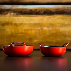 Le Creuset Enameled Cast Iron Traditional Round Balti Dish, 3-Qt.