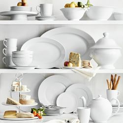 Pillivuyt Basketweave Porcelain Mugs