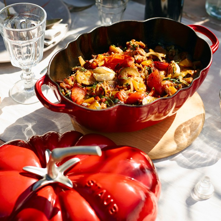 Staub Cast-Iron Tomato Cocotte | Williams Sonoma