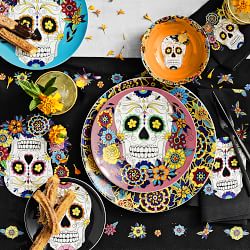 Day of the Dead Cocktail Napkins, Set of 4
