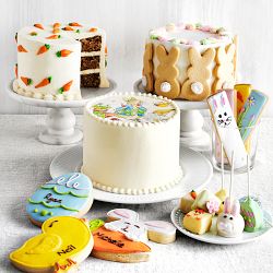 Easter Bunny Three-Layer Almond Cake, Serves 8-10