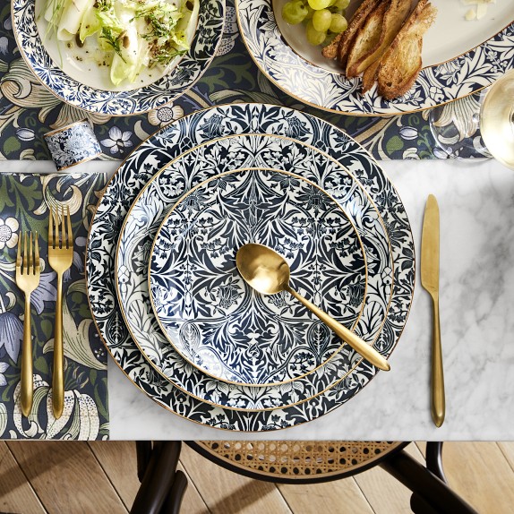 Morris & Co. Bluebell 12-Piece Dinnerware Set | Williams Sonoma