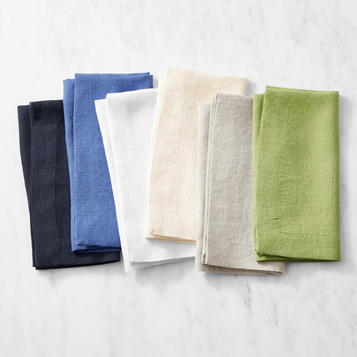 WILLIAMS-SONOMA 布ナプキン4枚セット ウィリアムズソノマ カクテル 