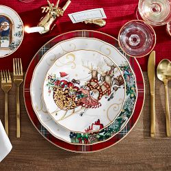 'Twas The Night Before Christmas Salad Plates