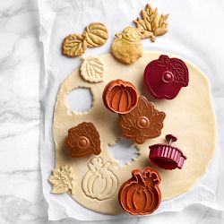 Williams Sonoma Fall Pie Punches, Set of 6