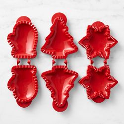 Williams Sonoma Holiday Hand Pie Molds, Set of 3