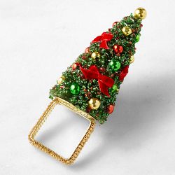 Kim Seybert x Williams Sonoma Figural Tree Napkin Rings, Set of 4 