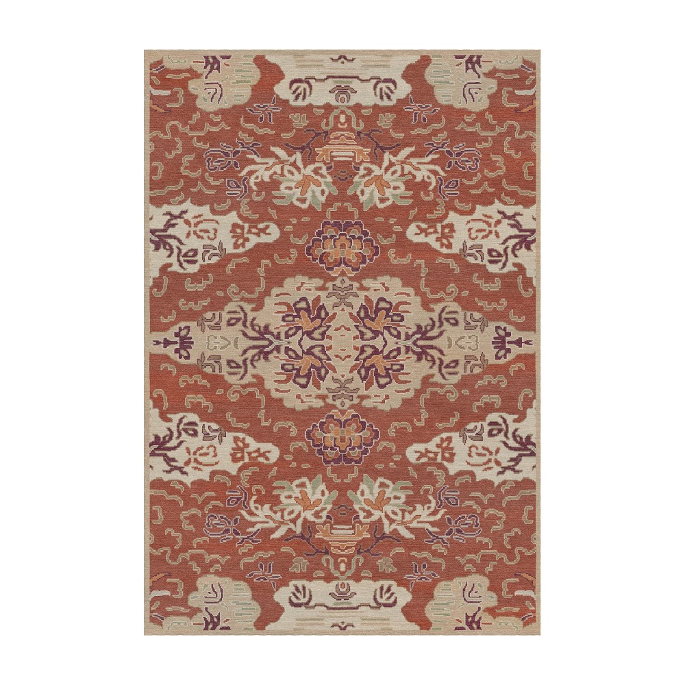 Tibetan Cloud Hand Knotted Rug, Henna by Williams Sonoma Home
